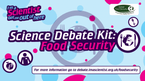 New debate kit, commissioned by the Global Food Security programme
